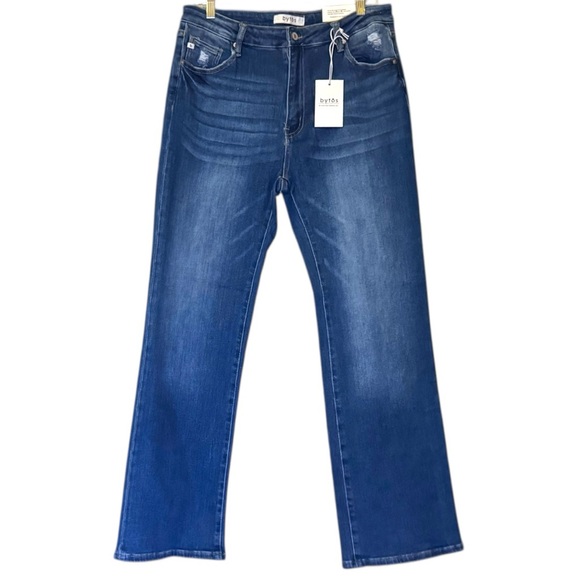 Mid-Rise Bootcut Jeans – Cat’s Whiskers – Judy Blue Style Fit – NWT (Bytos) - Picture 10 of 15